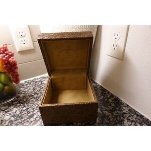 Barbwire Embossed Keepsake Box‎ Decorative Storage Container Brown